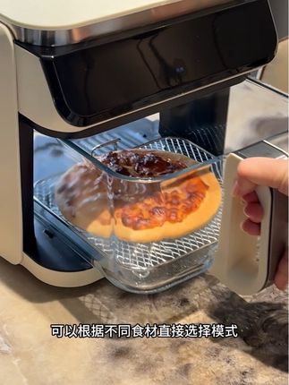 终于找到好用的空气炸锅!6升大容量,无需翻面,全透明设计,随时看到食物状态,无涂层安心又好清洗#空气炸锅 #高颜值厨具 #厨房好物
