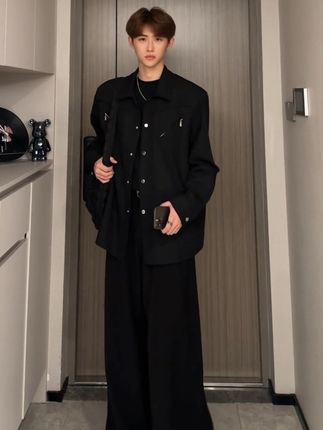 #气场全开 #高级感穿搭 #帅气穿搭 #潮男穿搭 #现代风格