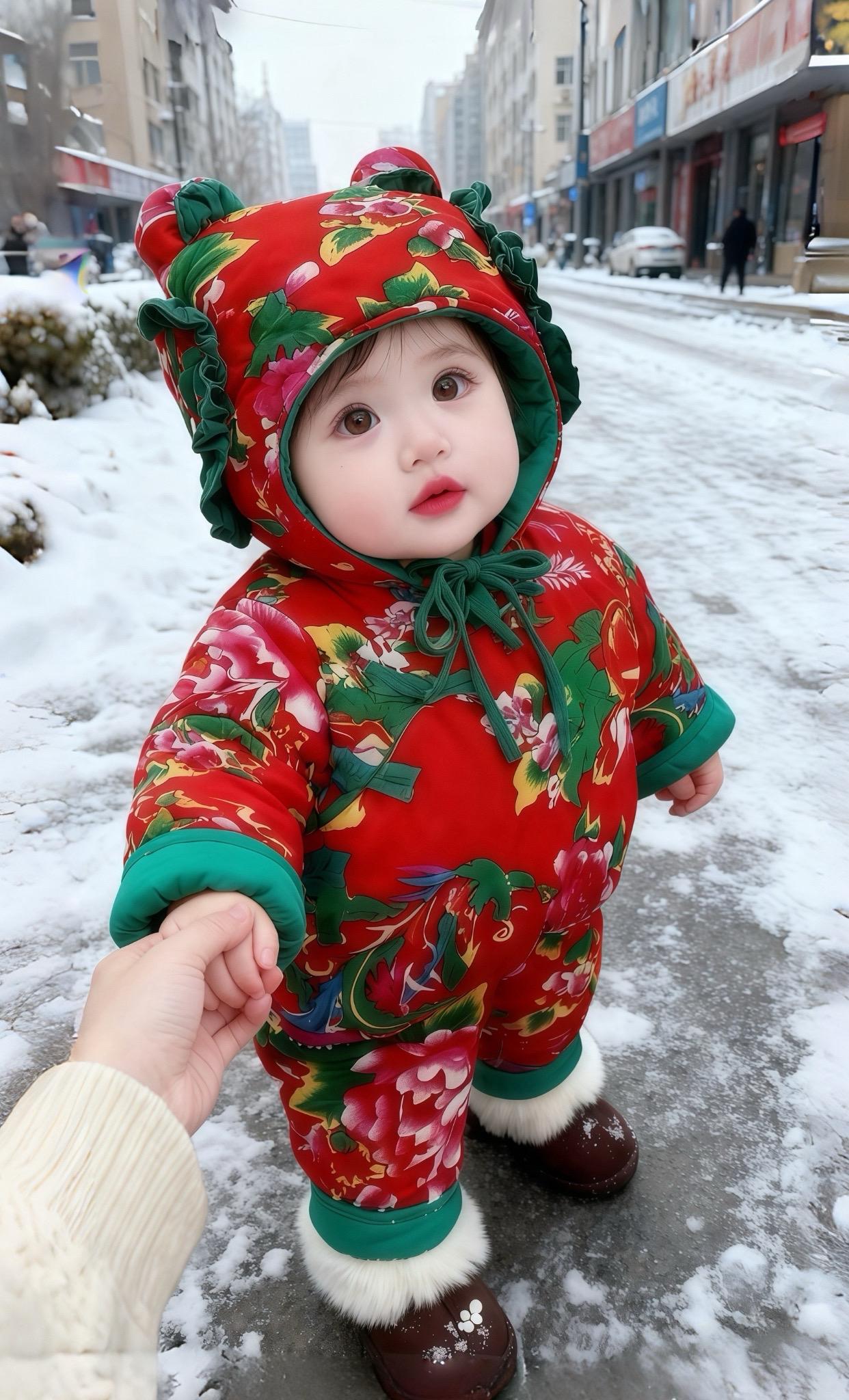 幸福从没有固定的配方,快乐也从不是单行道。无 论是从前能说走就走、追着风跑的我,还是如今围 着辅食、绘本打转的我,只要是自己愿意沉浸的时 光,就都是好日子。和孩子相伴的朝朝暮暮里,我 们早成了彼此的暖阳,她软糯的每一声“妈妈”,都 悄悄抚平了我所有的疲惫与忙碌。 #也太可爱了吧#东北大花袄#女宝穿搭#可爱萌娃 #宝妈情感共鸣