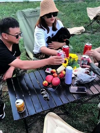 办公午休露营钓鱼椅子#休闲椅 #折叠椅子户外 #月亮椅
