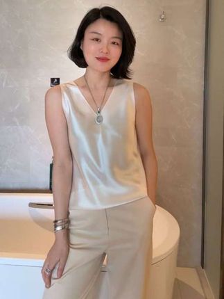【TANTAN】时尚百搭显瘦简约纯色背心#358#背心