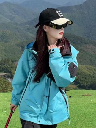 #加绒加厚三合一冲锋衣#可拆卸 #秋冬季穿搭 #穿冲锋 #内胆可拆卸
