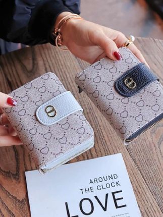 #小钱包 #女短款卡包#女士一体包钱包#简约皮夹#大容量多卡位多功能钱包@巨量千川