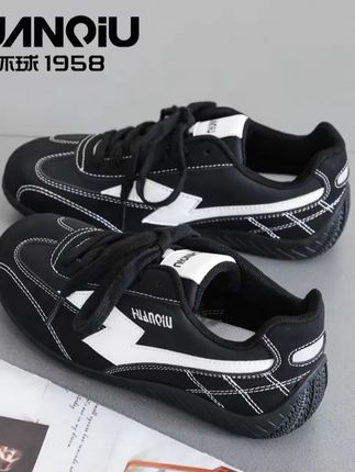 环球2025秋季新款爆款闪电复古德训鞋薄底舒适轻便休闲赛车鞋女鞋#夏季穿搭 #潮鞋推荐好看不贵 #鞋子穿搭 #夏季时尚穿搭 #休闲板鞋