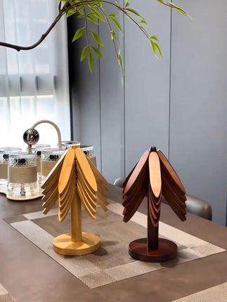 又能当摆件又能当桌垫的#桌垫#实木桌垫 #传统手艺 #你见过吗