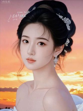 又一副大美女以画好😄