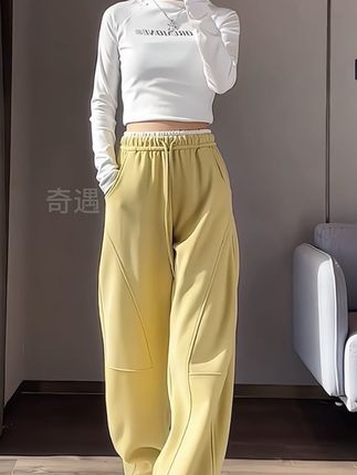 #阔腿裤#宽松版型 #穿出大长腿 #显高显瘦显腿长 #休闲裤@巨量千川
