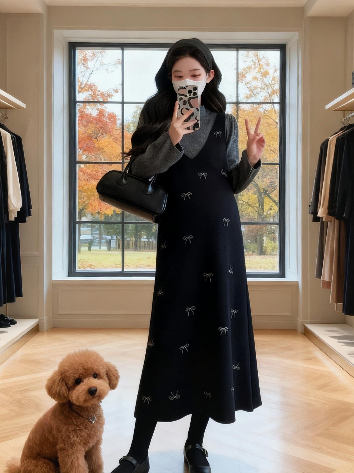 #优雅气质 #时尚穿搭 #孕妇装 ##孕期也要美美哒