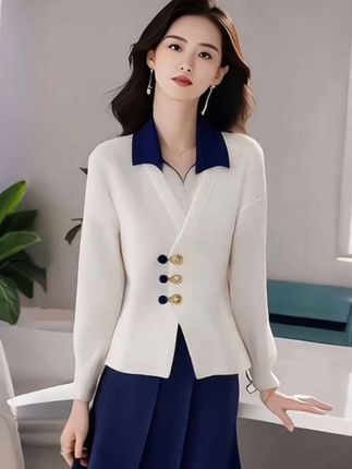 #减龄气质 #上衣穿搭 #优雅气质 #针织衫