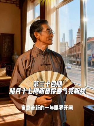 第三十四期:《腊月十七逢立春:糊新窗,接春气,亮眼望新程》 #真实生活分享计划 #AI创作浪潮计划
“今儿这日子可巧了!腊月十七,正赶上2026年立春。老话儿讲:‘十七,糊新窗,春气先到眼明亮’。您了说,这新年的第一缕春风,是不是得让咱家第一个接着?”
1. 第一层:除旧纸,迎“春晖”
“腊月十七糊窗户,头一步是‘除旧’。这不仅是换纸,更是把旧的景象、闷气都揭掉。今儿个立春,这叫‘辞冬迎春,纳新晖入户’,让春天的光,头一照就照进咱亮堂的家。”
2. 第二层:糊新纸,贴“春影”
“新窗纸要糊得平整紧绷,不能有皱褶。今儿立春,不少人家会特意在窗角贴个‘春’字或春花剪纸。这叫‘春在眼前,好运不偏’,把春天的影儿,提前请到咱窗口。”
3. 第三层:明视线,望“春路”
“窗户,是家的眼睛。腊月十七把它收拾得明明亮亮,寓意着新的一年眼界开阔,前景光明。更何况今天立春,从这扇明窗望出去,看见的就是新年头一道春景,这心里头啊,盼头都不一样!”
“您品品,腊月十七碰上立春,这糊的是窗,透的是光,接的是春。窗户一亮,屋里屋外都鲜活了,这才真叫‘开年见喜,立春大吉’!您家今儿的窗户,擦得够亮堂吗?有没有贴上个‘春’字?”
“这家里头亮堂了,接下来就得让人也‘精神’起来。从明天腊月十八开始,可就是年前最重要的一次‘形象工程’了——剃头洗澡,焕然一新!那里头的讲究,也不少。”
#创作者扶持计划 #过年 #立春@抖音 @抖音创作灵感 @抖音玩法合伙人 @天津文旅 @2026年春节倒计时~ @天津民俗“考据官”