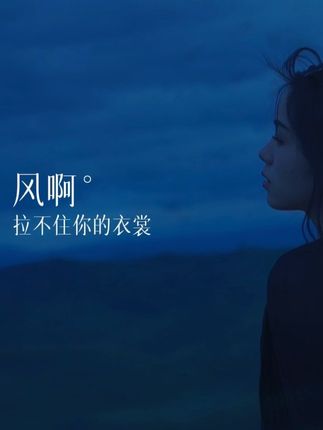 #风拉不住你衣裳 你走啊 一直往前走 到那山上看夕阳
