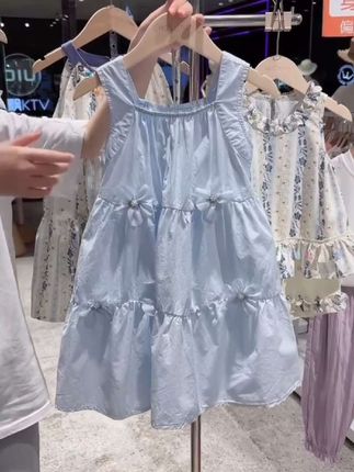 #女童洋气连衣裙 #谁穿谁好看 #夏季穿搭 #生女儿就是用来打扮的 #童装穿搭