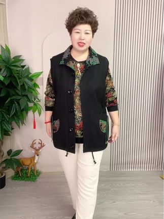 #中老年女装 #马甲#打底衫#裤子外套#大码女装