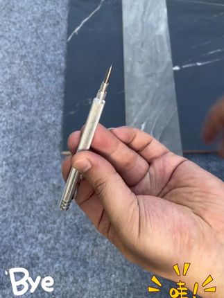 新款瓷砖划针记号画线笔尖划线硬质合金钳工合金标记钨钢玻璃切割#瓷砖记号画线笔 #瓦工铺贴瓷砖 #今日分享 @巨量千川 @DOU+小助手