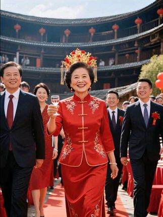 #添喜气喝喜太婆 一杯喜太婆,千年喜文化! #中国喜酒喜太婆 #在家也可以喝的喜酒 开创者#中国优秀民族品牌喜太婆 国潮喜酒 #喜太婆