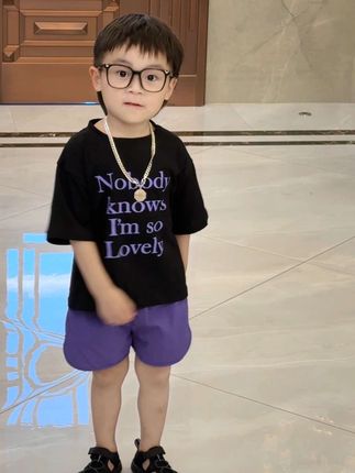 打扮儿子是一件很开心的事#我的男孩 #夏季套装 #潮酷穿搭 #谁穿谁好看系列