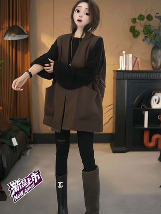 #简约休闲风松弛感穿搭 #【格小姐】2529-2秋上新款欧版流苏风设计感潮流宽松显瘦百搭毛针织#时尚上衣搭配@DOU+上热门