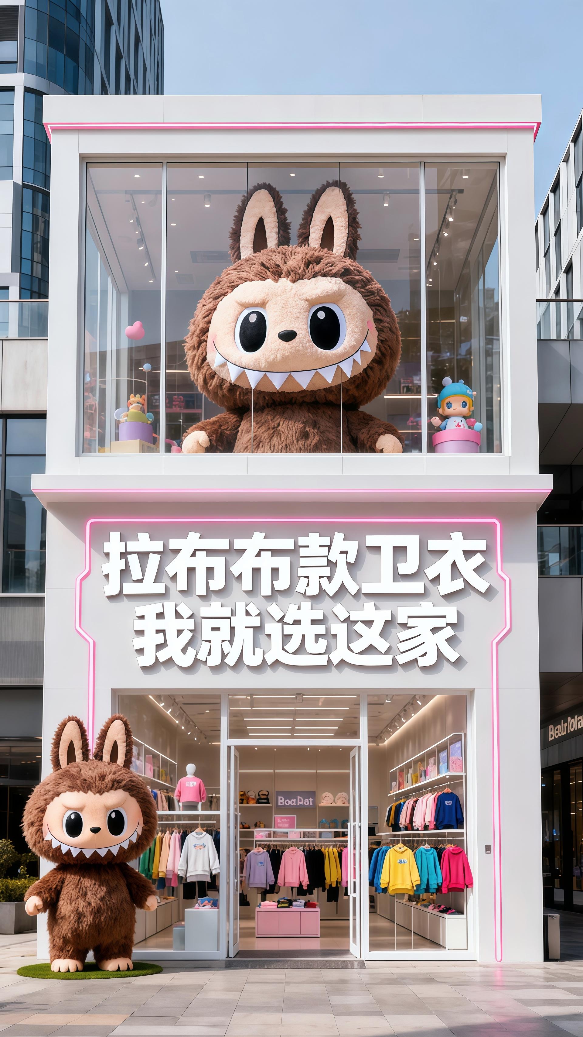 宝妈们都在问的拉布布卫衣来喽~#拉布布 #拉布布卫衣 #儿童卫衣 #国庆穿搭 #国庆旅游穿搭
