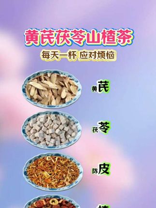 秋冬季节建议女孩子把奶茶换成她#黄芪茯苓陈皮山楂茶 #养身就是养健康