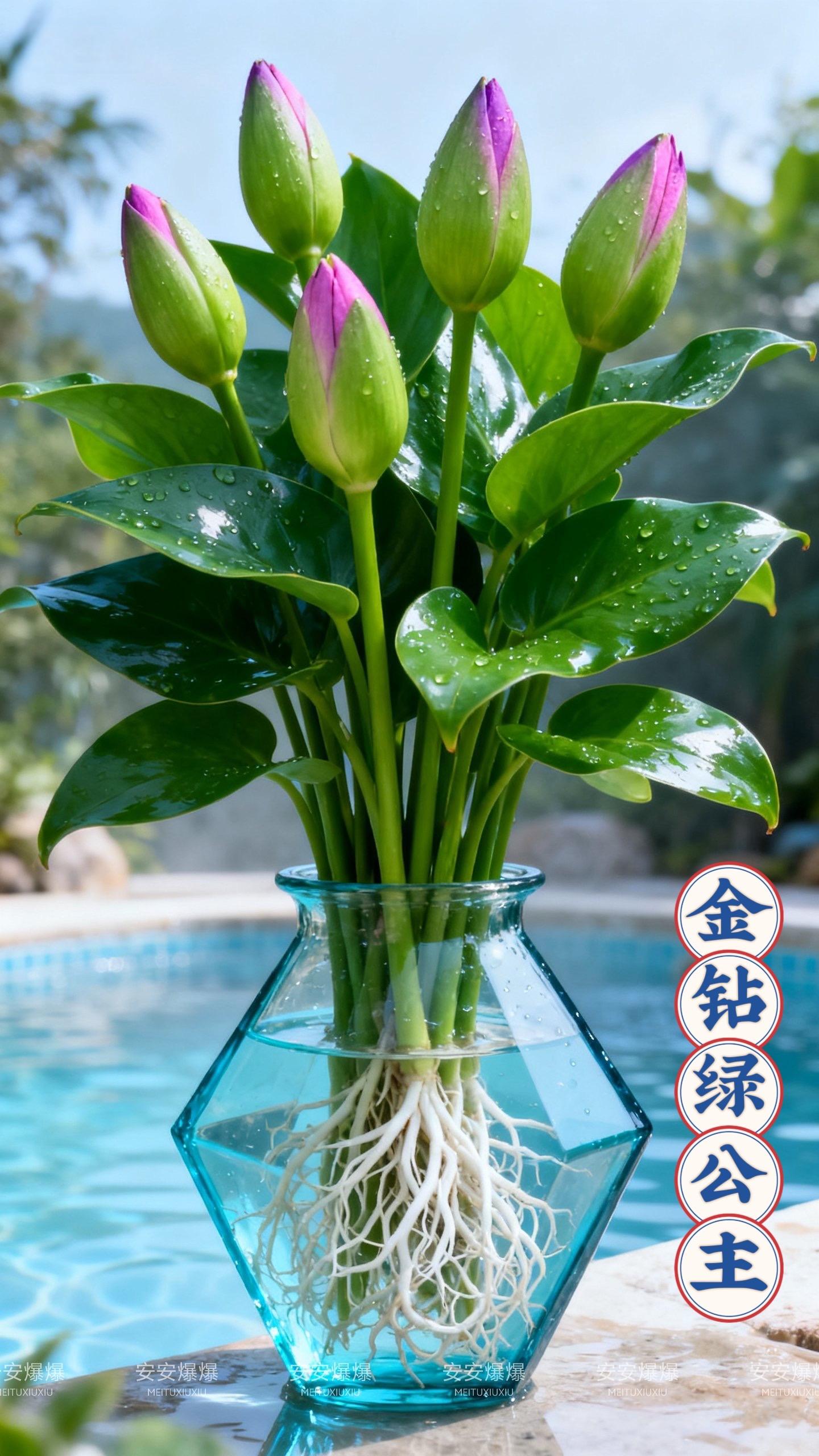 不管你家是现代简约风、北欧风还是中式风,金钻绿公主都能完美融入。 它不挑花盆,陶瓷盆、水泥盆、编织篮都能搭配出不同的感觉。 一个小小的绿植,就能让整个家的软装看起来更有层次感。 #绿植 #园艺 #家居绿植 #净化空气 #水培植物