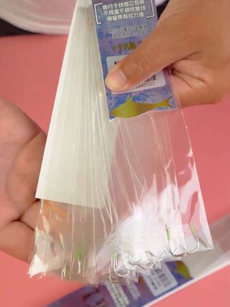 喜欢钓鲢鳙的朋友不要错过这款子线了, 无结无损, 不脱钩 拉力还强!#无结子线 #鲢鳙子线双钩成品 #无结子线绑法