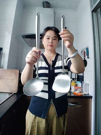 #不锈钢炒勺#炒勺#汤勺#锅铲#加长手柄炒勺