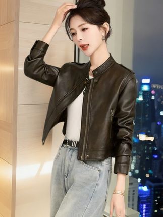 #皮衣夹克 #皮衣外套 #皮衣穿搭 #皮衣##皮夹克