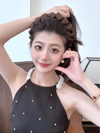 #发箍这样戴好美 #发箍 #美出高级感 #发箍控