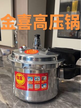 金喜高压锅家用燃气电磁炉两用小型防爆迷你小号户外压力锅大容量