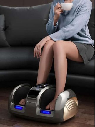 奥克斯腿部按摩仪脚底按摩神器全自动揉捏加热疏通经络按脚足疗机,太舒服啦#足疗机 #按摩仪 #全自动揉捏 #疏通经络