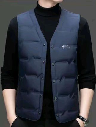 罗蒙90白鸭绒 冬季男士新款羽绒背心休闲轻薄保暖时尚潮流马甲外套#马甲#羽绒背心#马甲外套#羽绒马甲 #马甲背心 #羽绒背心