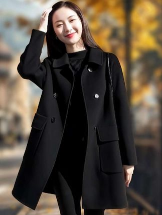 #毛呢大衣 #秋冬穿搭 #宽松显瘦 #穿出自信穿出美丽 #美出高级感