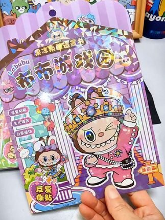 应该没有小朋友会拒绝这么可爱的果冻贴纸吧#拉布布#贴纸本#果冻#贴纸#儿童玩具