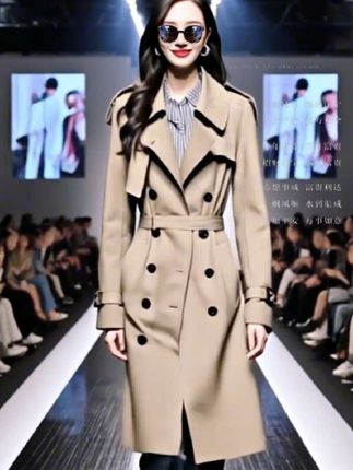 #高级感穿搭 #穿搭 #优雅气质 #气质女神 #今天穿什么 慵懒风时尚经典中长款风衣外套女秋季英伦风感小个子显高休闲大衣