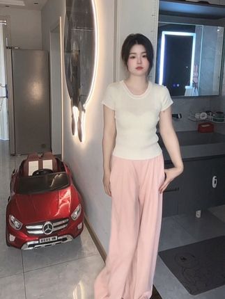 夏装一整套搭配盐系轻熟多巴胺穿搭小个子活泼减龄桔梗两件套装女
