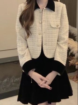小香风外套时尚百搭#今日穿搭 #女装 #显高显瘦