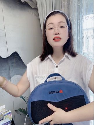 志高背部颈部肩部热敷肩颈按摩枕 #按摩枕#爱了爱了