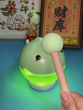 小夜灯 #木鱼灯 功德➕➕➕