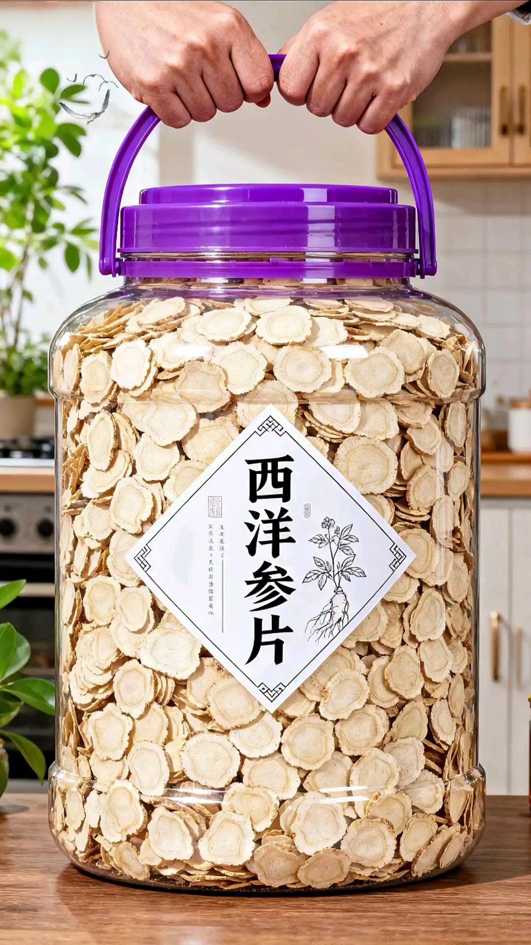 西洋参片薄薄一片,透着浅黄的温润光泽。泡在水里,清冽的药香慢慢散开,水色渐渐染上淡淡的琥珀色。含一片在嘴里,初尝带点微苦,细细回味却有清甜漫开。不管是泡水、炖汤,或是直接含服,都带着股清润劲儿,像把初秋的爽利揉进了日常里。#快来一起尝个鲜 #强烈推荐