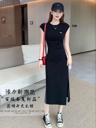 夏季新款休闲时尚洋气减龄连衣裙 #夏季穿搭 #显高显瘦 #时尚又好看 #休闲舒适 #气质女神穿搭
