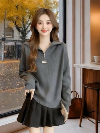 #女装 #针织衫 #减龄显瘦穿搭 #简约韩系穿搭 #内搭外穿都好看 @抖音小助手 @DOU+上热门 @抖加🔥上热门🔥dou+🔥热点宝