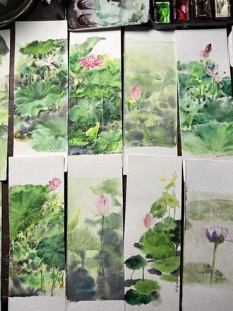 荷花月签 #跟着抖音学画画#水彩书签 #水彩过程 #艺术种草指南
突发奇想,马上夏天啦那怎么能不画荷呢,给我第一个看完视频的友友抽6张书签咋样。反正也没什么人看我。