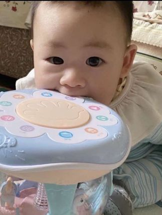 婴儿玩具音乐拍拍鼓0-6-12个月宝宝早教益智旋转木马手拍鼓1-3岁#强烈推荐 #宝妈推荐 #母婴好物 #宝妈分享