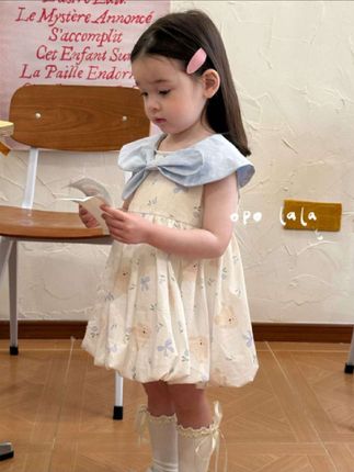 #超仙连衣裙 #女童连衣裙 #度假穿搭 #女童度假风连衣裙 #生女儿就是用来打扮的