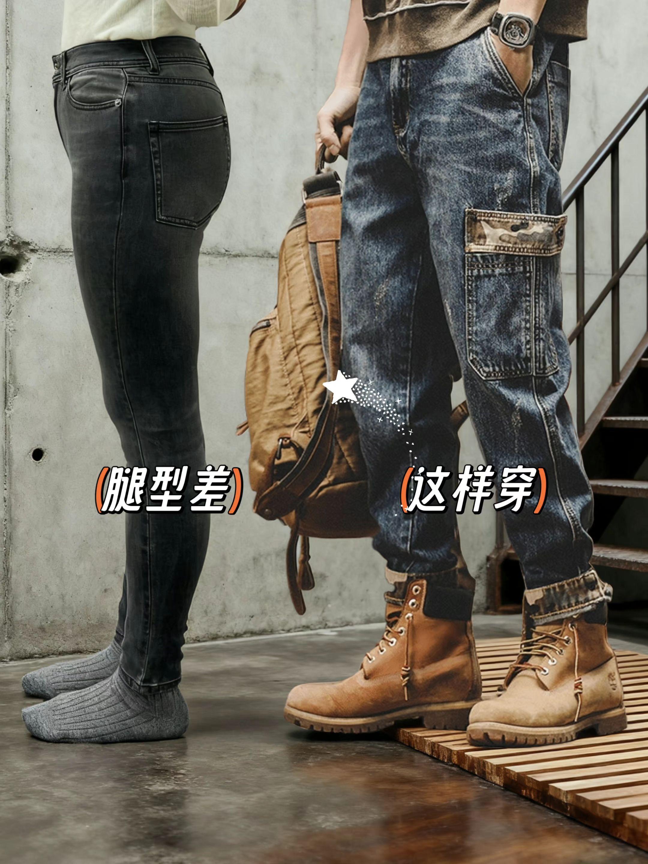 #强烈推荐 #男士牛仔裤 #百搭裤子 #潮流穿搭 #一周穿搭潮裤