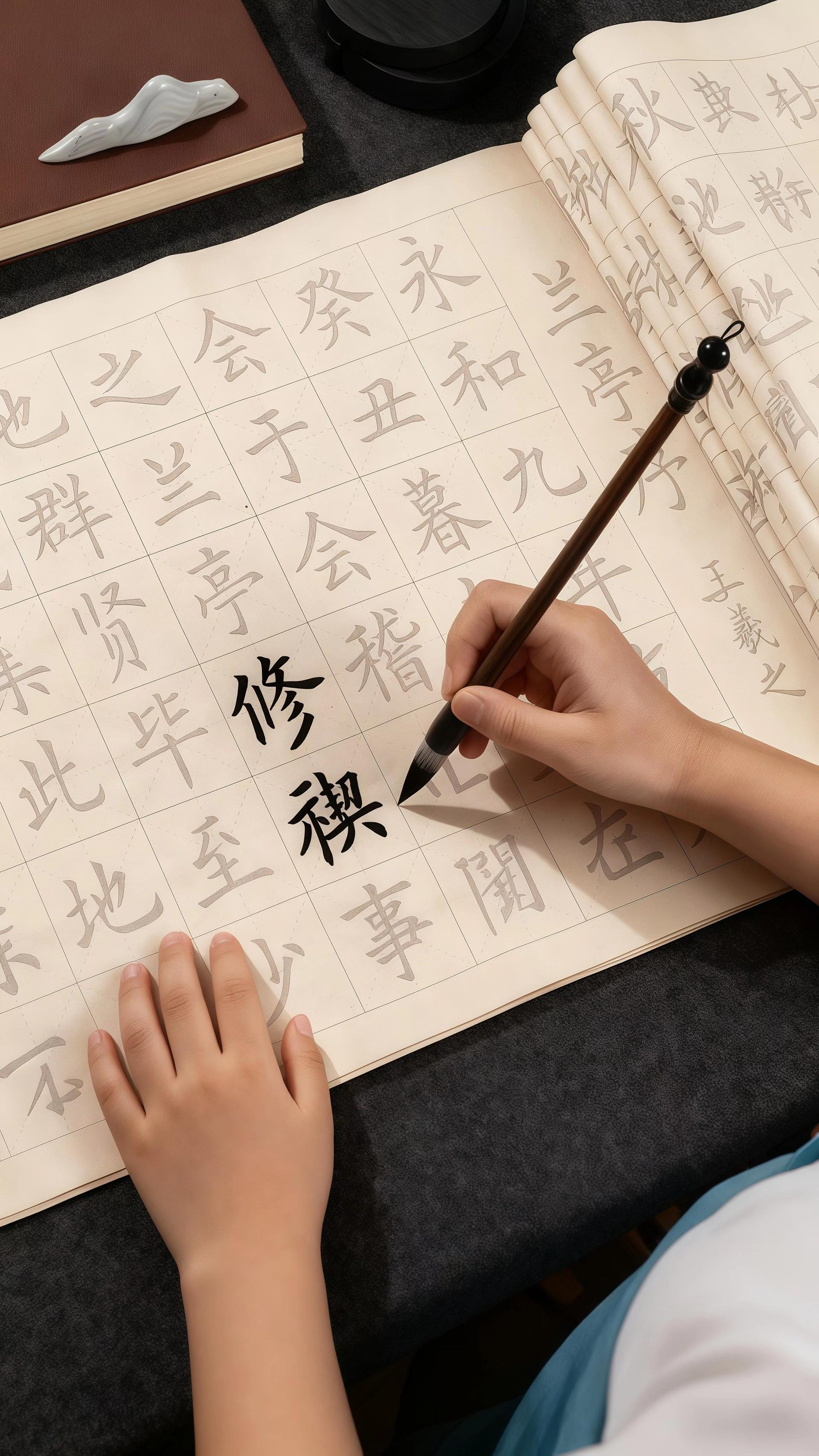 让孩子恋上写字#国风古韵 #楷书 #字帖