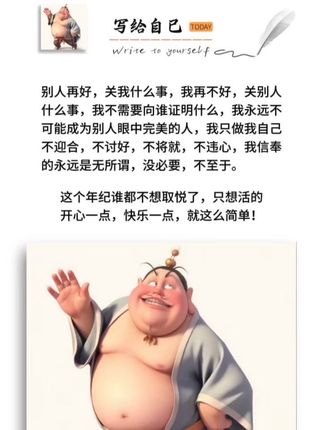 别人再好,关我什么事,我再不好,关别人什么事,我不需要向谁证明什么,我永远不可能成为别人眼中完美的人,我只做我自己。不迎合,不讨好,不将就,不违心,我信奉的永远是无所谓,没必要,不至于。这个年纪谁都不想取悦了,只想活的开心一点,快乐一点,就这么简单!#人生感悟 #情感文案 #治愈文案 #治愈系 #情感