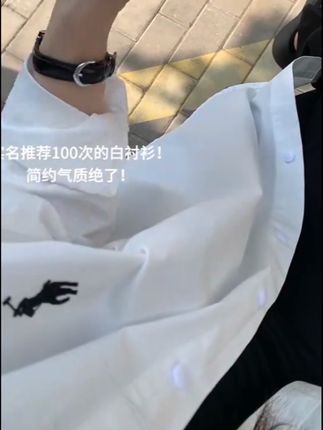 纯棉刺绣小马衬衫秋季新款打底白色衬衫女齐色】#小马刺绣白衬衫#点击小黄车直接购买 @巨量千川
