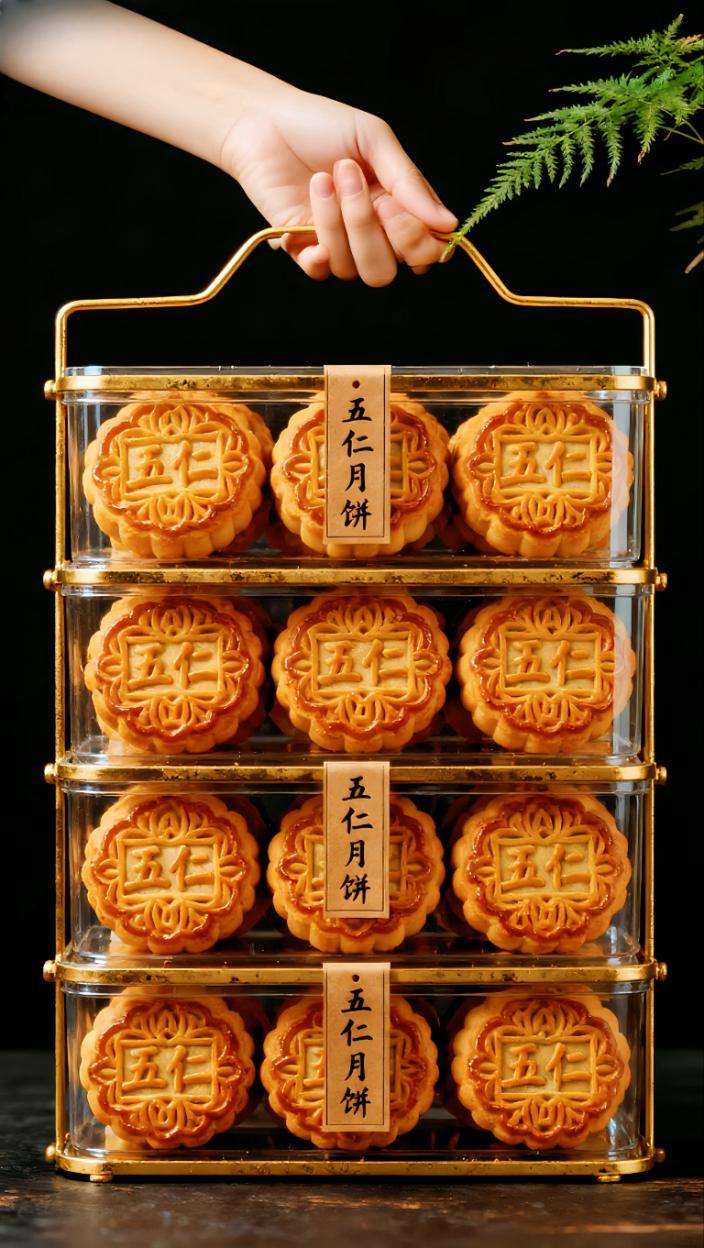 五仁月饼小时候的味道。#图文伙伴计划2025 五仁月饼:一口咬下是时光,嚼出的全是中秋本味 中秋从不是模糊的符号,而是藏在五仁月饼里的鲜活记忆——当年围坐的木桌、长辈递来的牛皮纸包,都凝在这圆乎乎的饼中。我们严选产地好料,专挑核桃的脆、杏仁的醇、花生的绵、瓜子的香、芝麻的浓,五种果仁颗颗手工筛选,嚼时能听见果仁在齿间碎裂的清脆声;松软饼皮裹着酸甜果脯,入口先有坚果的厚味散开,果脯的甜意接着中和油脂,咸甜交织间,是暖到心底的踏实。 它早不止是块糕点,更是中秋的“味觉印记”。团圆夜切分一块,油润香气瞬间铺满餐桌,全家人的笑语、灯光下的家常话,都被这口香甜温柔裹住,让每个中秋都有了触手可及的暖意。 #中式糕点 #点心美食 #五仁月饼#中秋食光