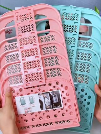 这款折叠脏衣篮很方便实用